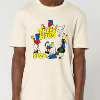 These Hills 2025 T- Shirt (off-white tee) – Beak Brewery