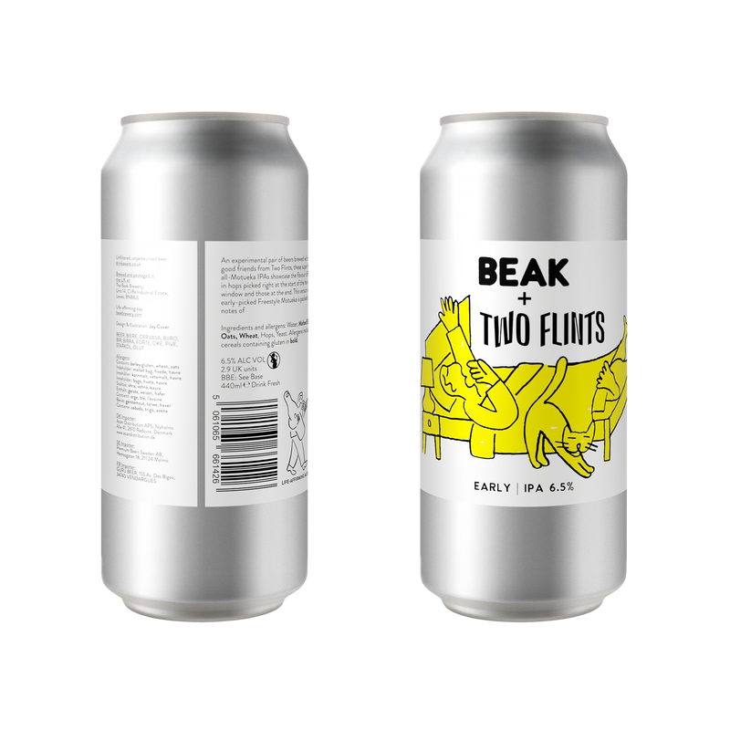 EARLY - BEAK X TWO FLINTS - 6.5% IPA