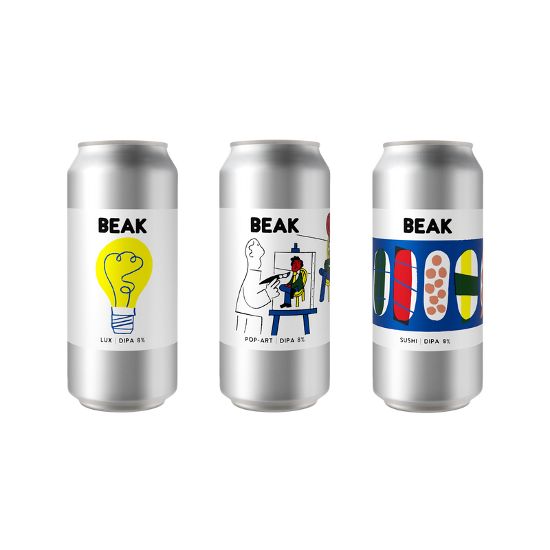 DIPA MIXED PACK (LUX, POP-ART + SUSHI)