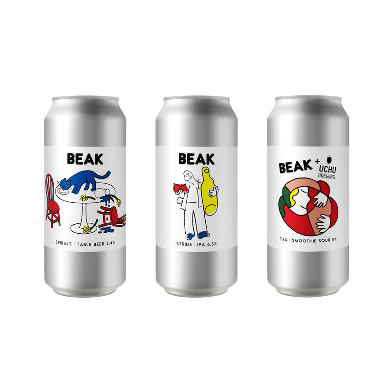 FRESH RELEASES MIXED PACK (SPIRALS TABLE BEER, STRIDE IPA + TAU SMOOTHIE SOUR)