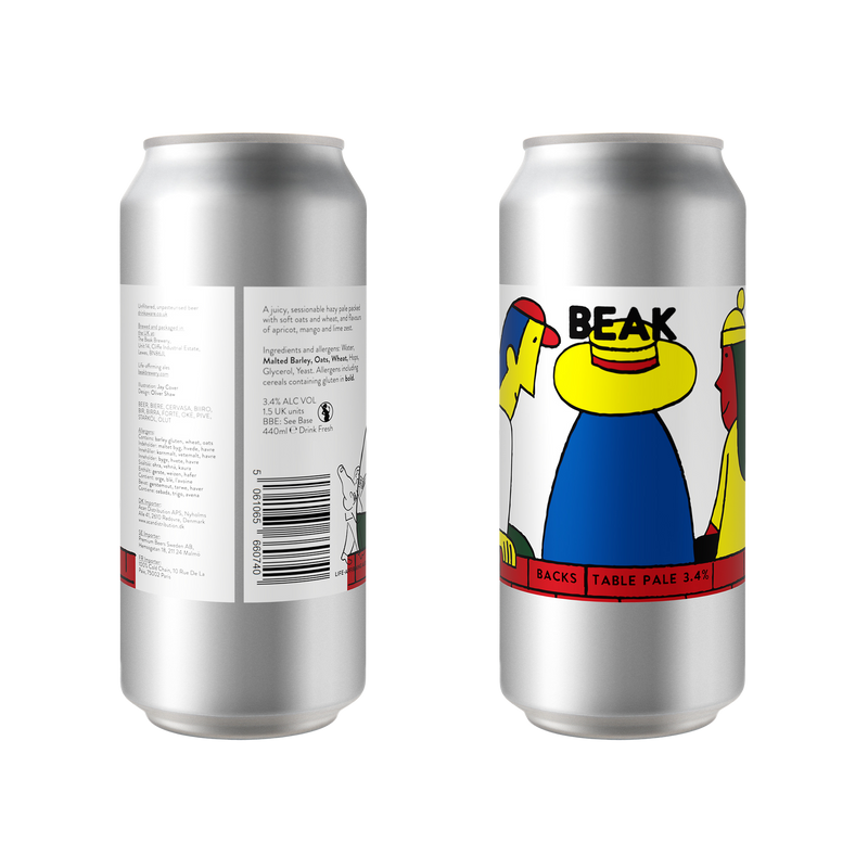BACKS 3.4% Table Pale