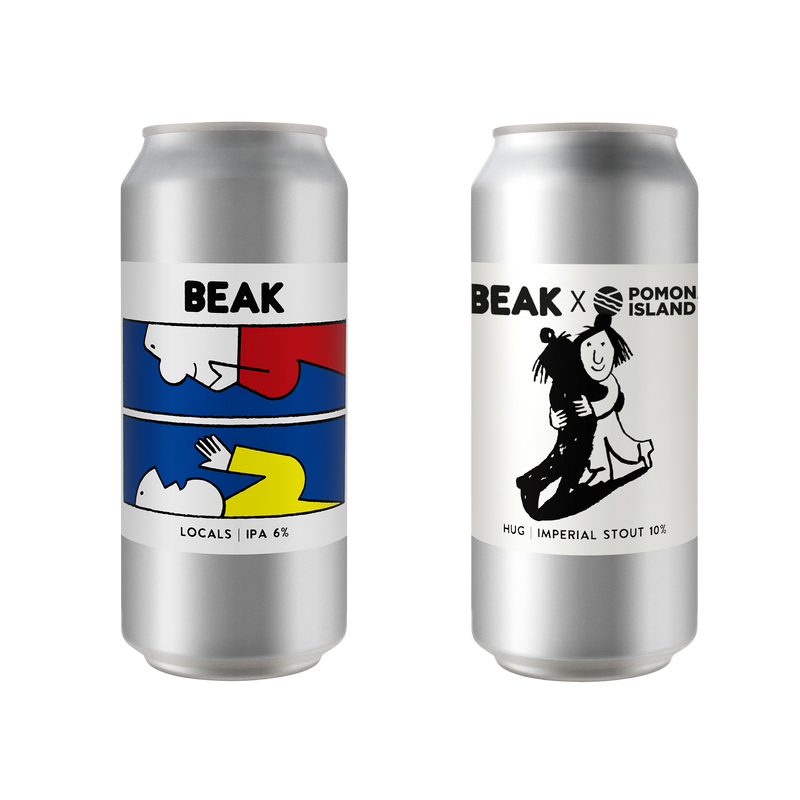FRESH RELEASES MIXED PACK (LOCALS IPA + HUG IMPERIAL STOUT)