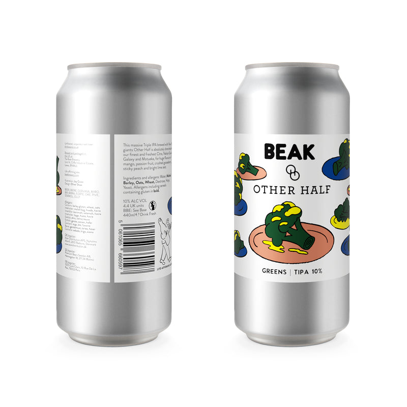 GREENS - BEAK X OTHER HALF - 10% TIPA