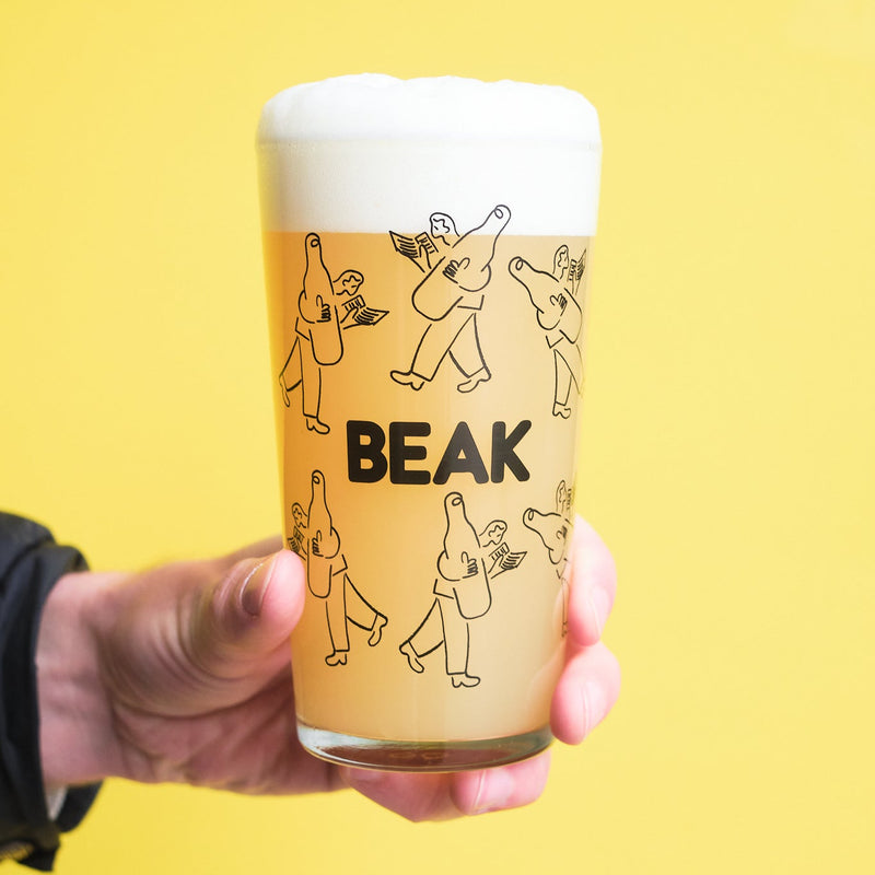 BEAK PINT GLASS