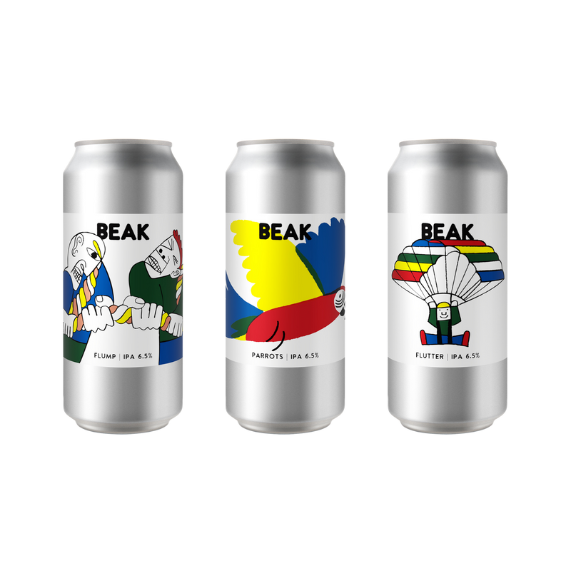 IPA MIXED PACK (FLUMP IPA, PARROTS IPA + FLUTTER IPA)