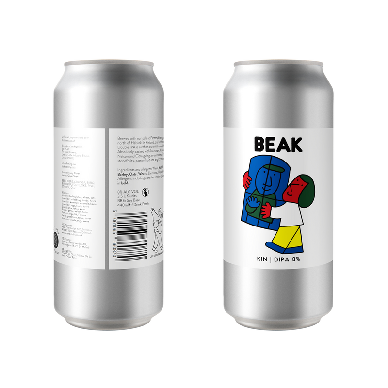 KIN - BEAK X FACTORY BREWING - 8% DIPA