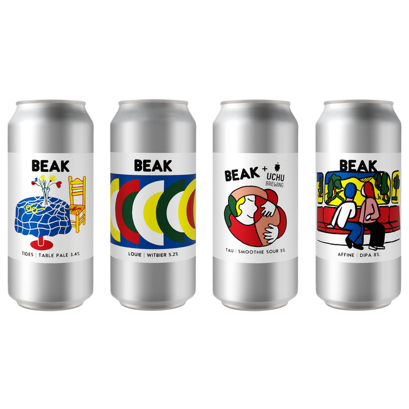 LAST CHANCE MIXED PACK (TIDES TABLE PALE, LOUIE WITBIER, TAU SMOOTHIE SOUR + AFFINE DIPA)