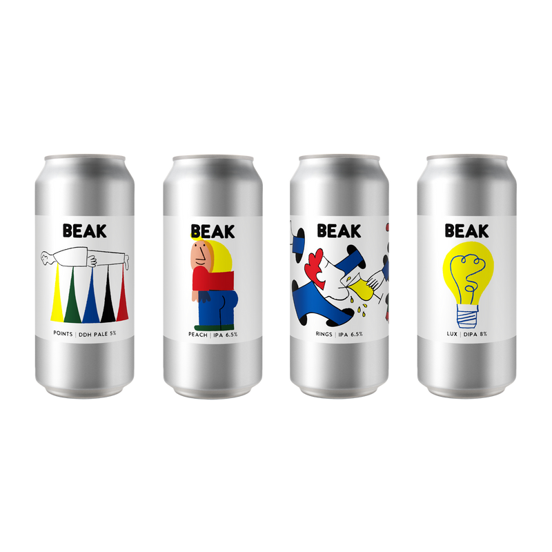 LAST CHANCE MIXED PACK (POINTS DDH PALE, PEACH IPA, RINGS IPA + LUX DIPA)