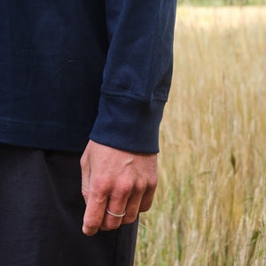 Beak Man Long Sleeved Tee - Navy