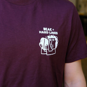 BEAK X HARD LINES TEE