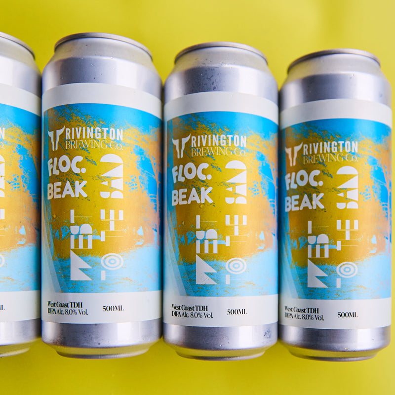 WEST TO THE SAND - BEAK X RIVINGTON X FLOC  - 8% WEST COAST TDH DIPA