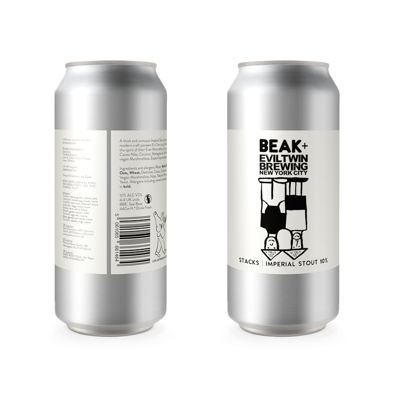 STACKS - BEAK X EVIL TWIN - 10% Imperial Stout
