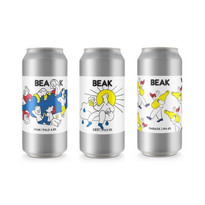 Beak Mega Pack (core range 6 pack, Beak coffee + Beak tea towel)