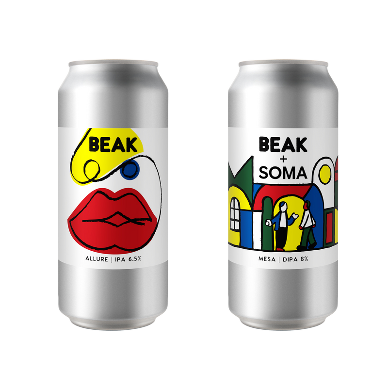 FRESH RELEASES MIXED PACK (ALLURE IPA + MESA - BEAK X SOMA DIPA)