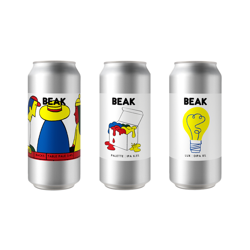 LAST CHANCE MIXED PACK (BACKS TABLE PALE, PALETTE IPA + LUX DIPA)